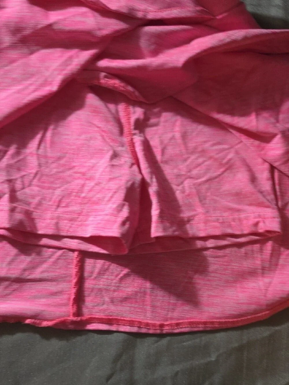 Girls Pink Active Tank and Skirt Set